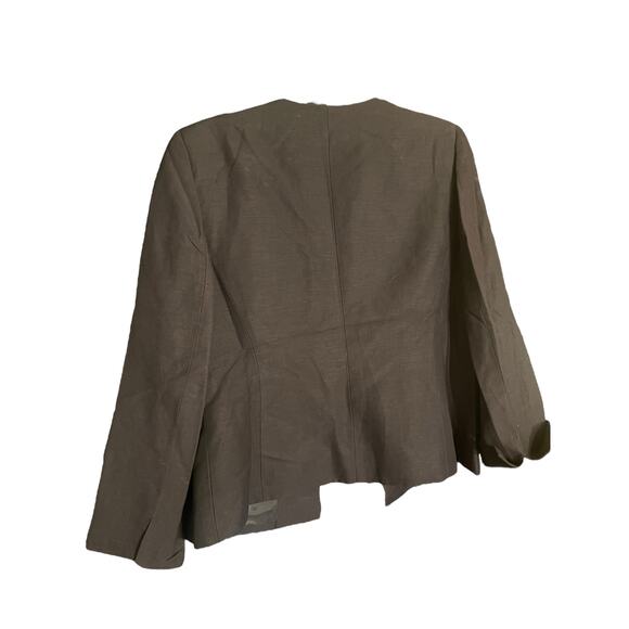 NWT Kasper Separates Jacket w/ Silver Embroidered Shapes Size 12P - Picture 5 of 8